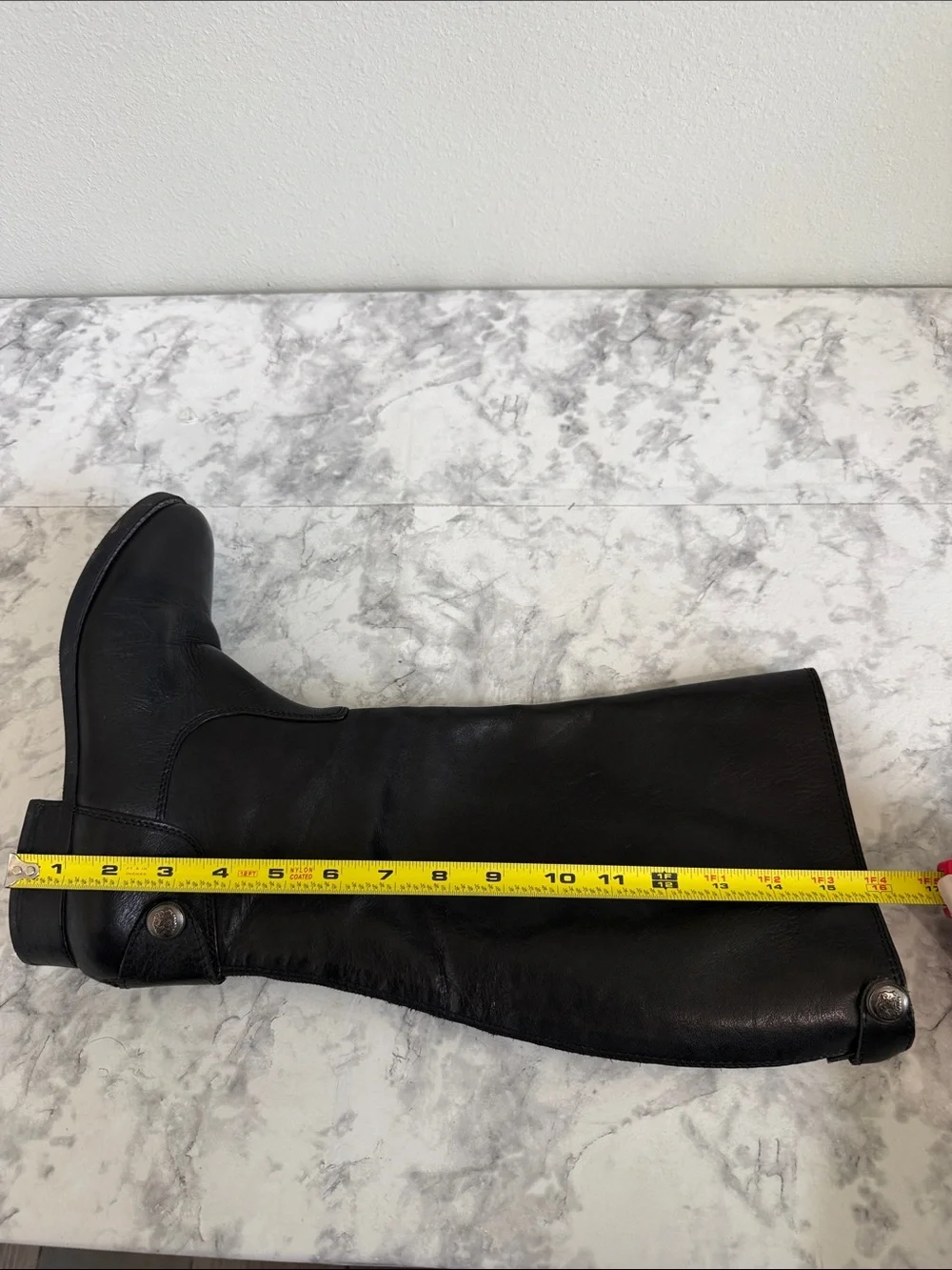 Arturo Chiang Classic Black soft Leather Knee High Women's Riding Boots Sz 8 MW